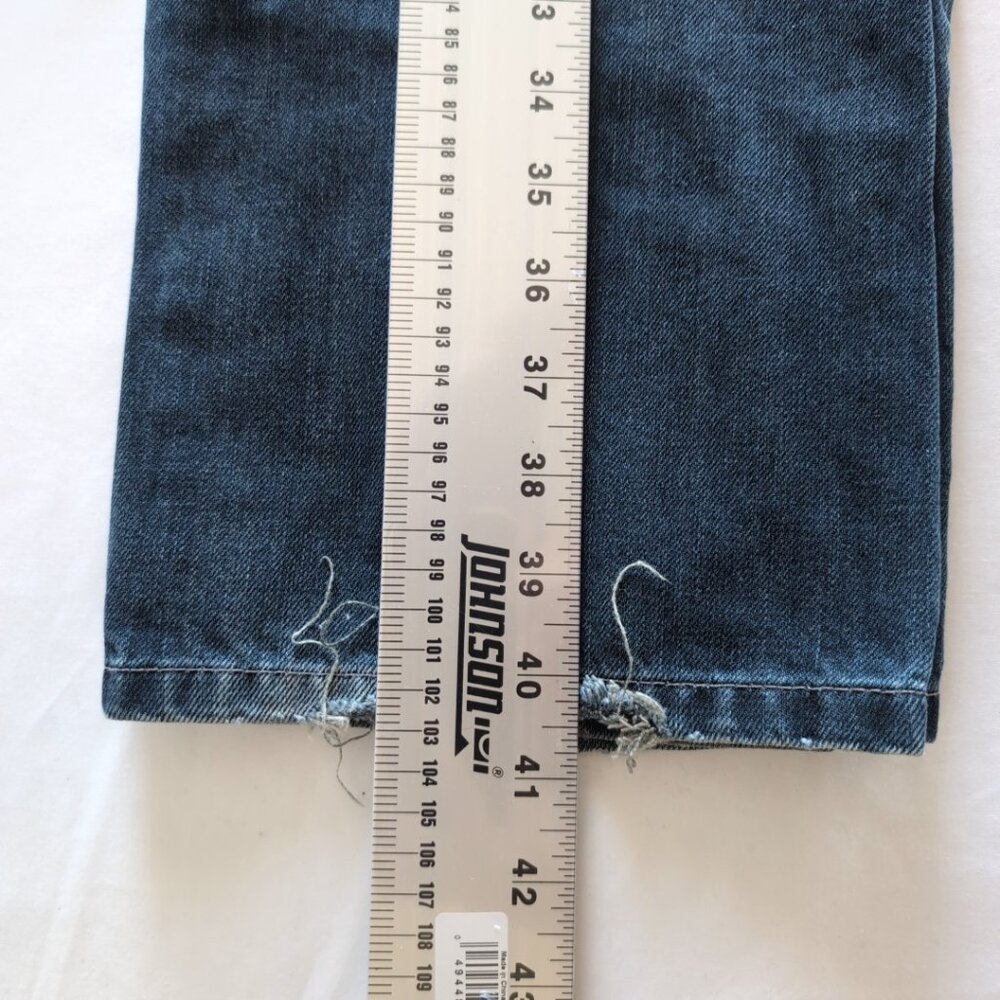 Armani Jeans Men's Blue Denim Jeans Straight Leg Bootcut, US 36 - Picture 10 of 10